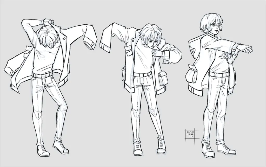 Male Pose Reference Drawing 11