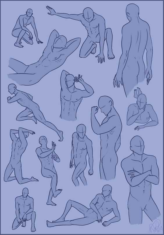 Male Pose Reference Drawing 14
