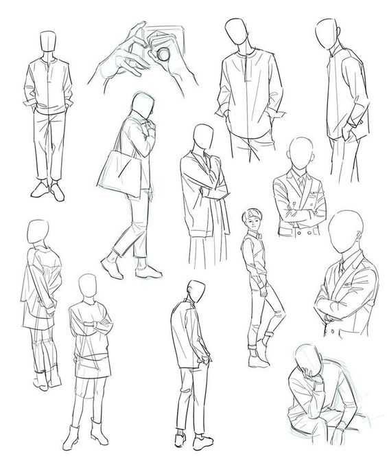 Male Pose Reference Standing 1