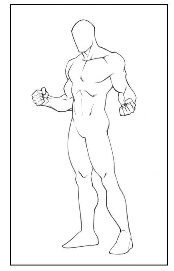 Male Superhero Pose Reference 5