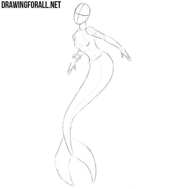 Mermaid Drawing Reference 16