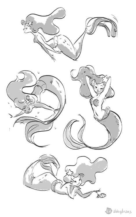 featured image for mermaid drawing reference