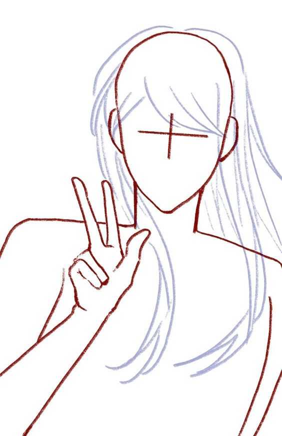 Peace Sign Drawing Reference 1