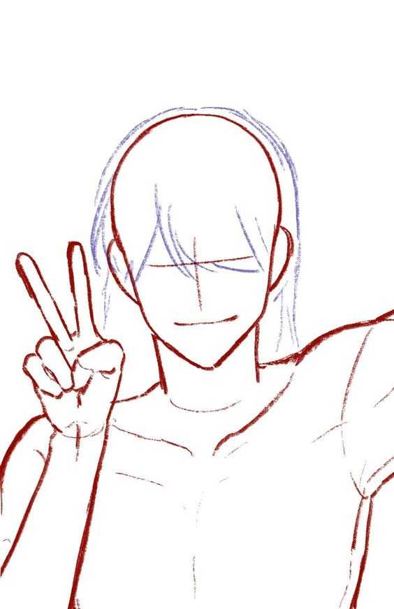 Peace Sign Hand Reference 3