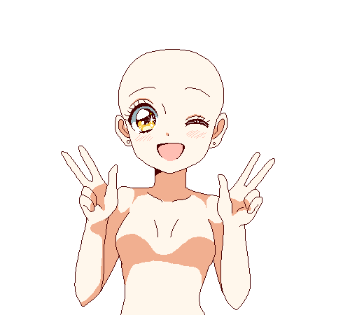 Peace Sign Pose Reference 8