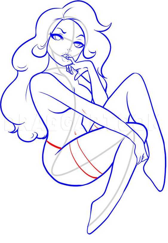 Pin Up Pose Reference 10