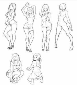 Read more about the article Pin Up Pose Reference: Complete Drawing & Sketch for Artists