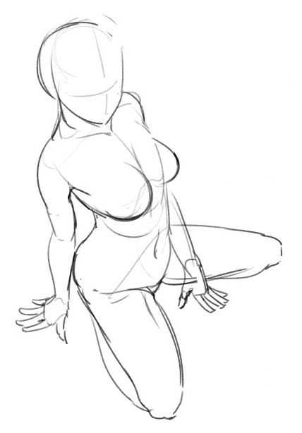 Pin Up Pose Reference 6