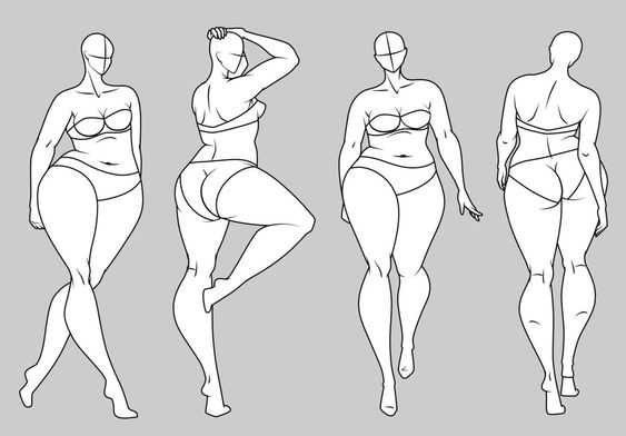 Plus Size Art Reference 1