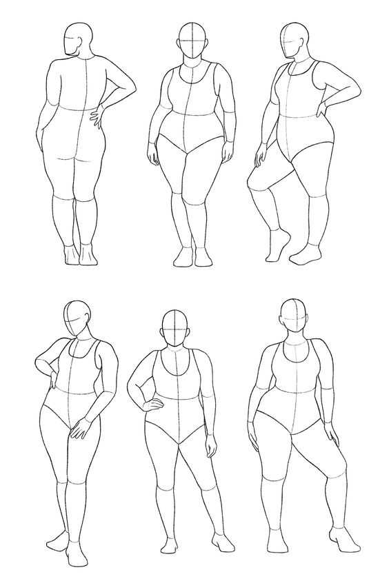 Plus Size Art Reference 8