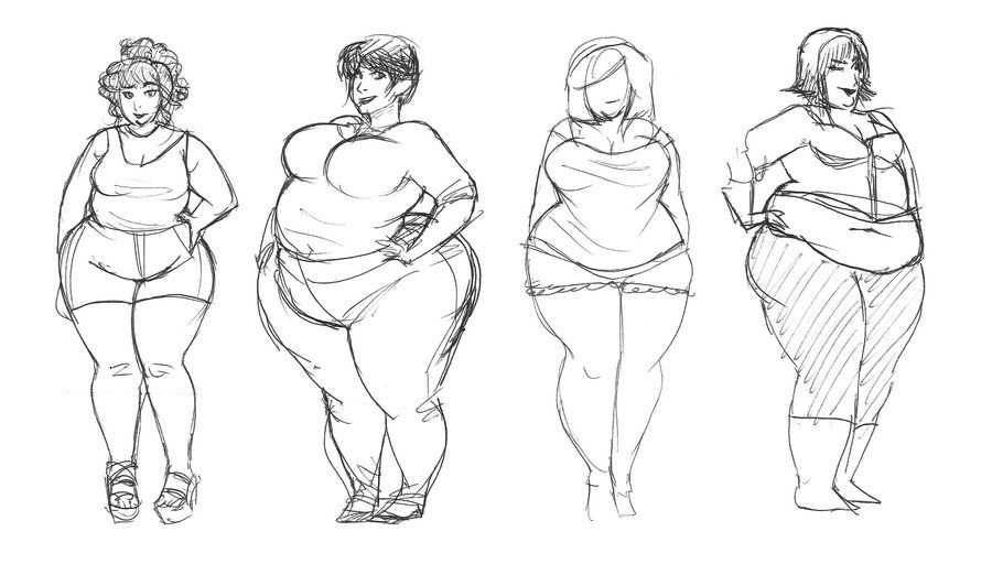 Plus Size Drawing Reference 13