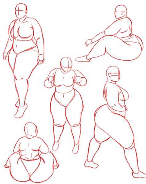 Plus Size Drawing Reference 14