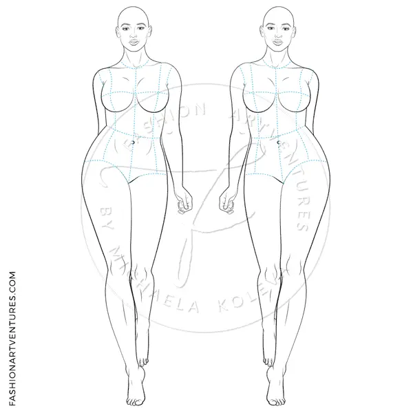 Plus Size Drawing Reference 5