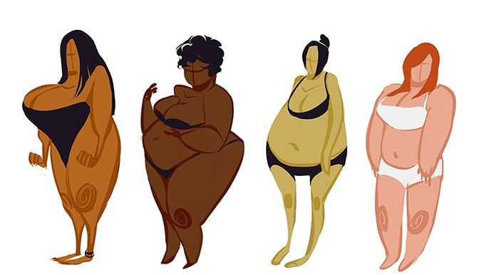 Plus Size Drawing Reference 6