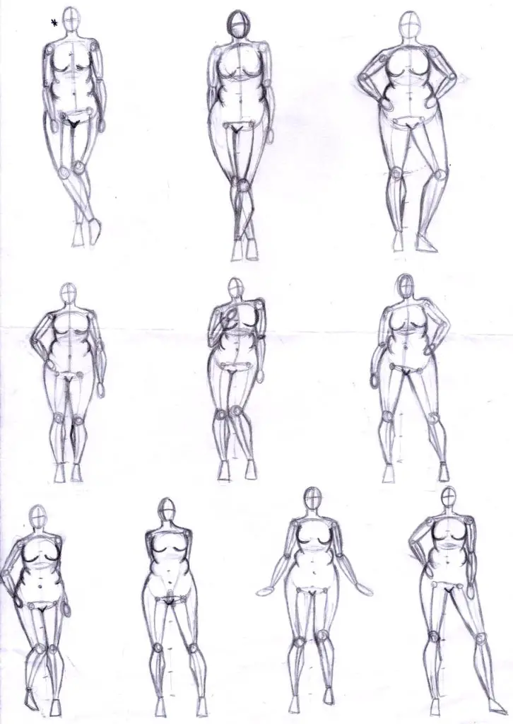 Plus Size Drawing Reference 7 726x1024