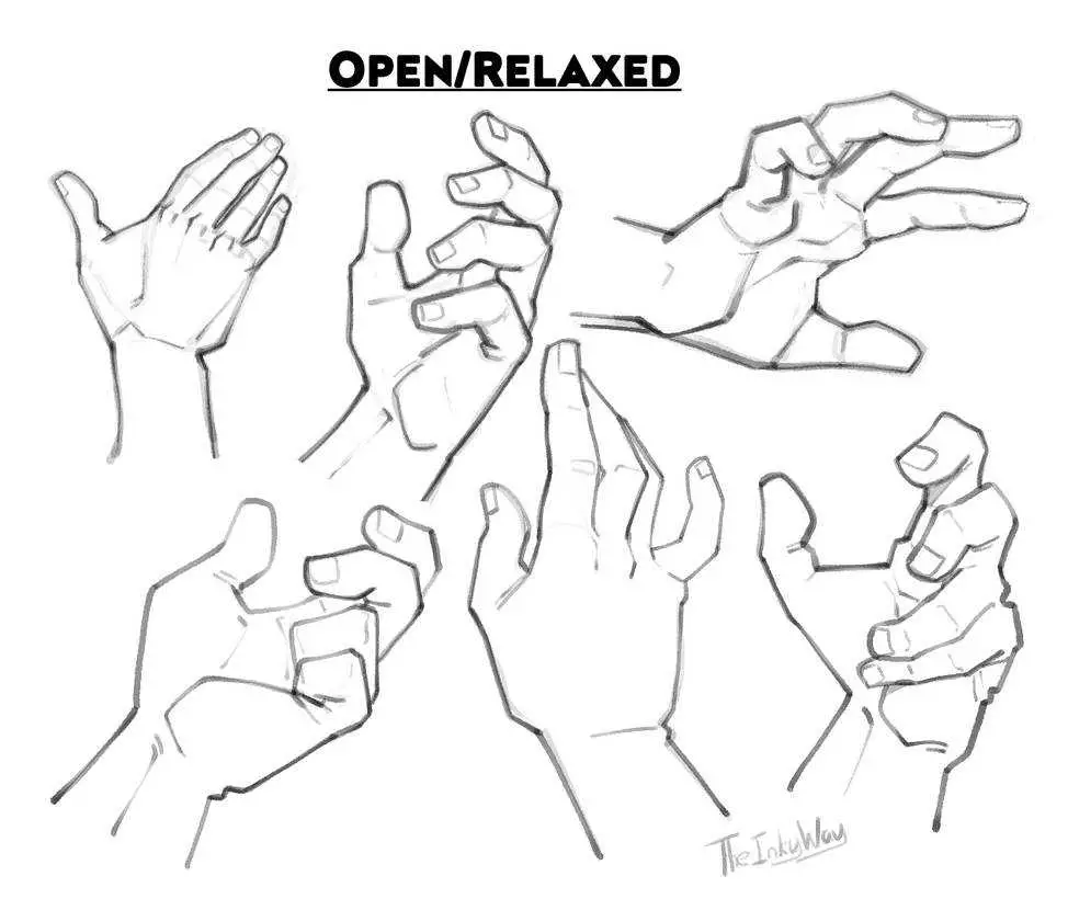Relaxed Hand Reference 6