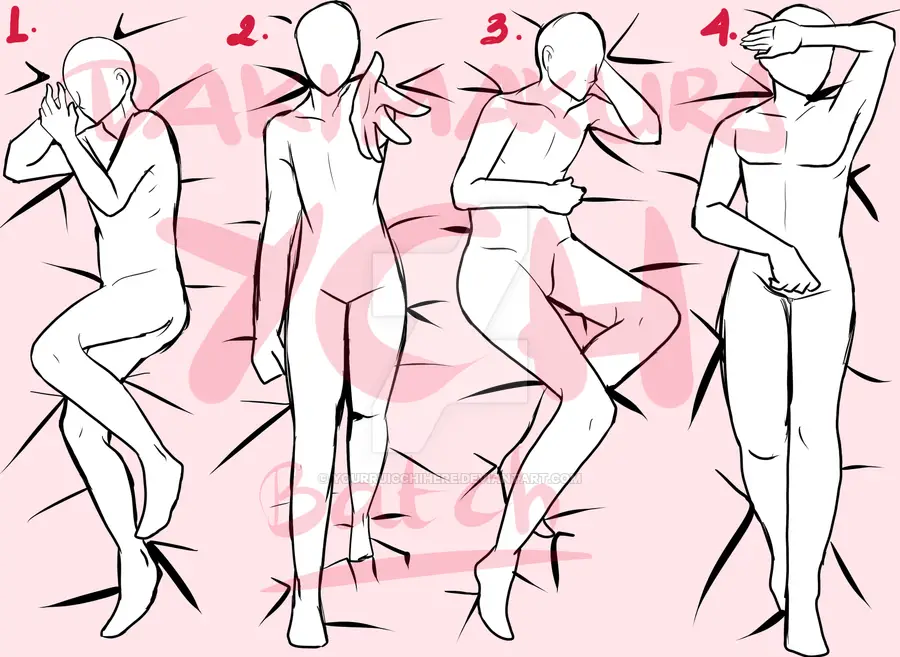 Relaxed Pose Drawing Reference 1