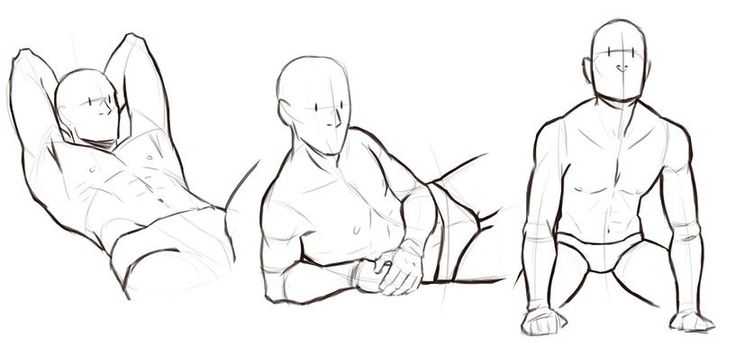 Relaxed Pose Drawing Reference 2