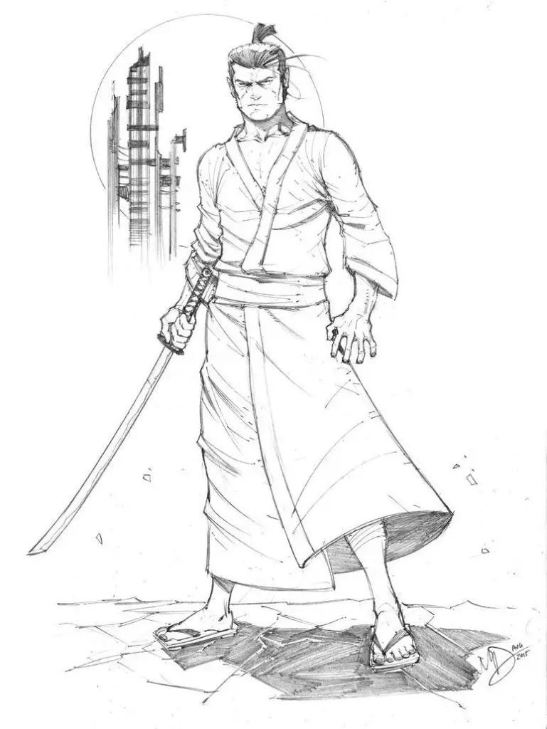 Samurai Drawing Reference 12 769x1024