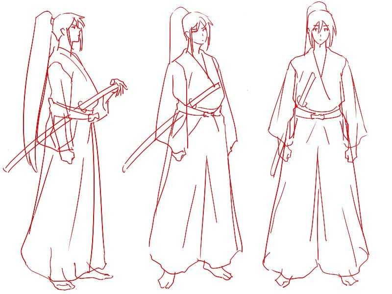 Samurai Pose Reference 11