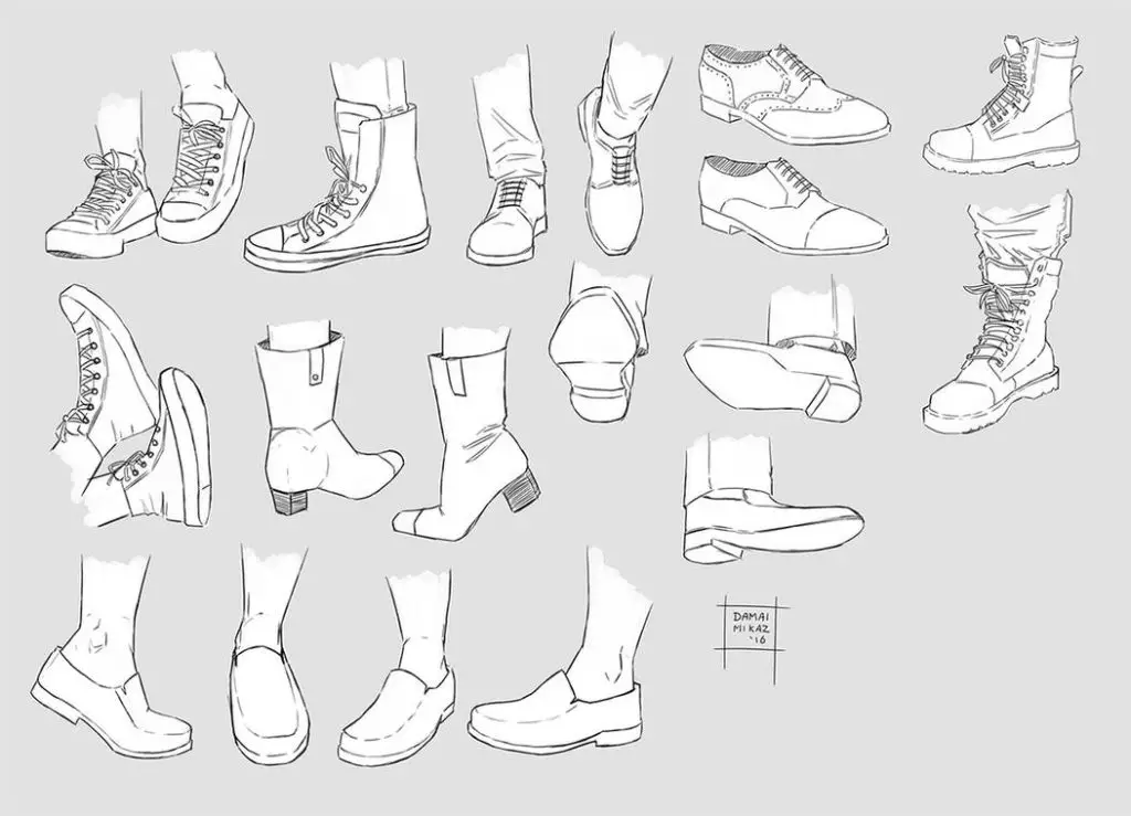 Shoe Drawing 41 1024x739
