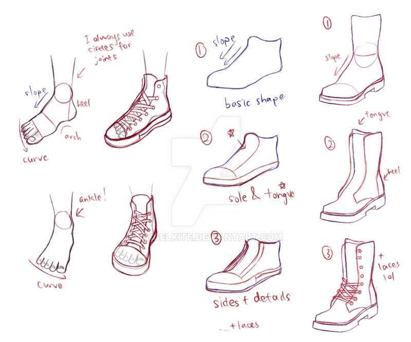 Shoe Drawing Reference 2