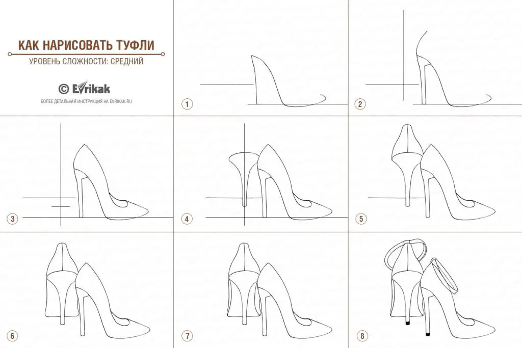 Shoes Side View Drawing 8 1024x683