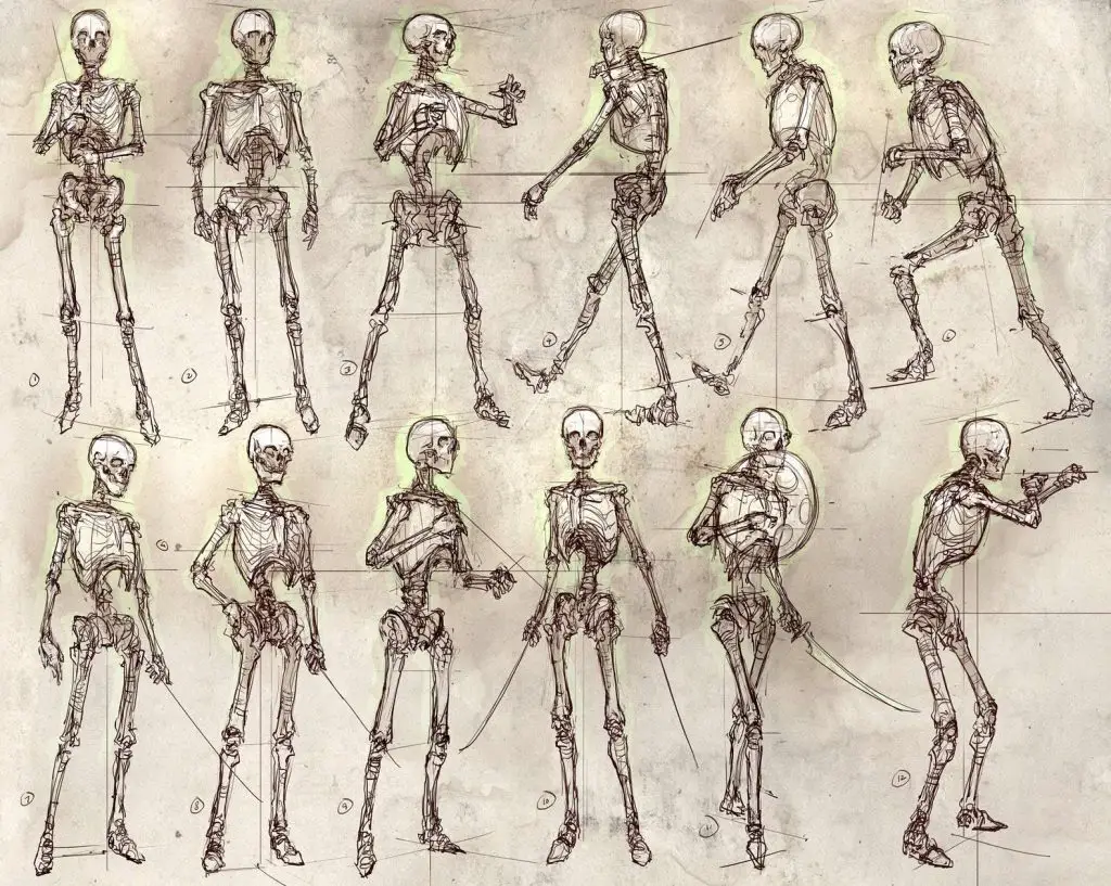 Skeleton Pose Reference 1
