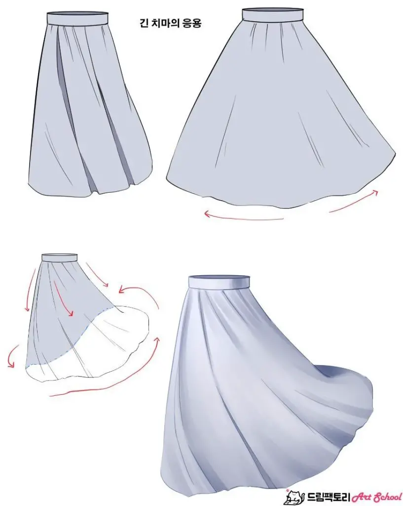 Skirt Drawing Reference 6