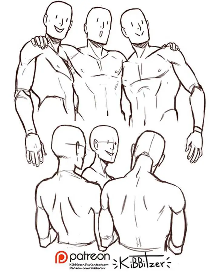 Squad Group Pose Reference 2