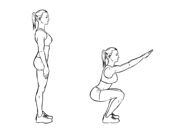 Squatting Position Reference 2