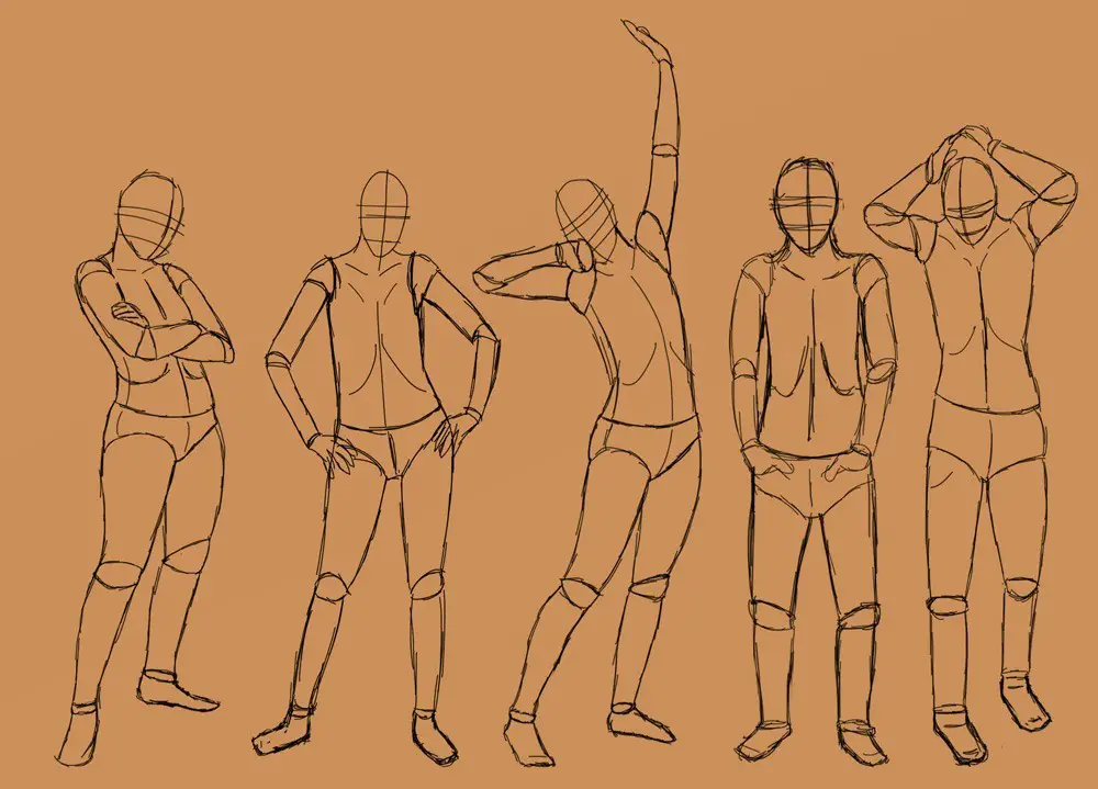 Standing Pose Reference Standing Pose Drawing Reference Standing Pose Art Reference Standing Drawing Reference 15 1