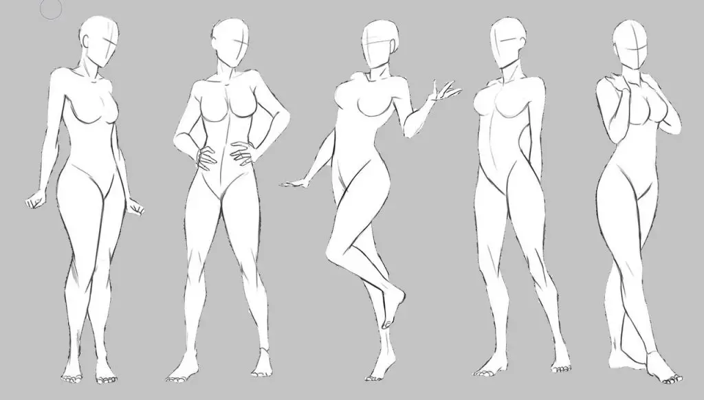 Standing Pose Reference Standing Pose Drawing Reference Standing Pose Art Reference Standing Drawing Reference 5 1