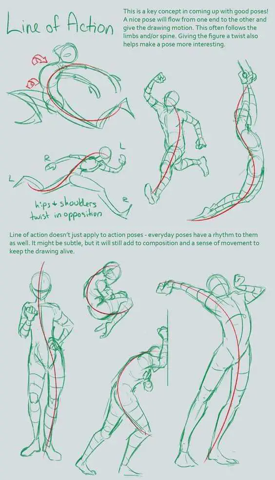 Stretching Drawing Reference 2