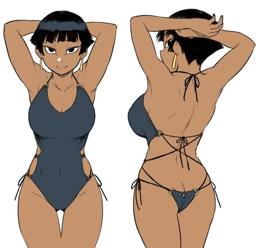Swimsuit Drawing Reference 21