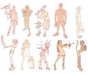 Read more about the article Villain Pose Reference: Cold-blooded Sketch Collection for Artists