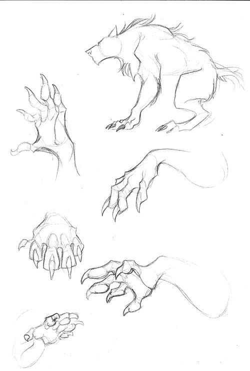 Werewolf Art Reference 4