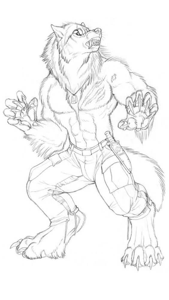 Werewolf Art Reference 5