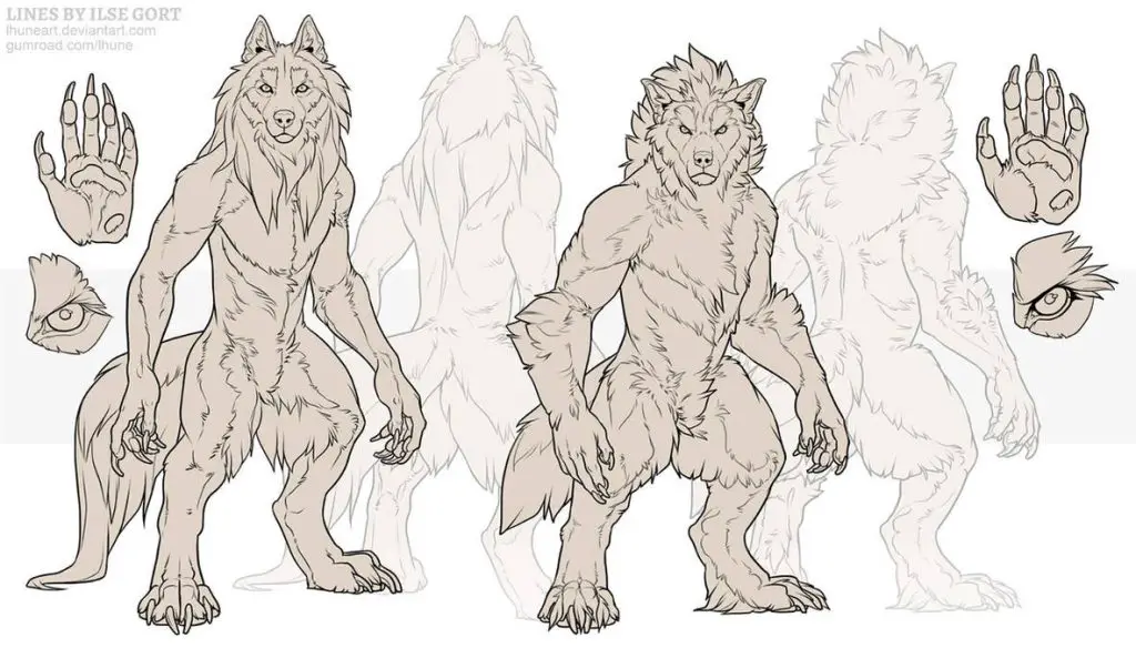 Werewolf Pose Reference 9