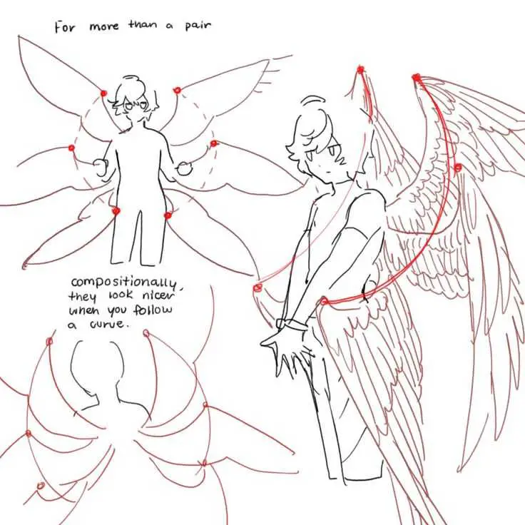 Wings Pose Reference 1