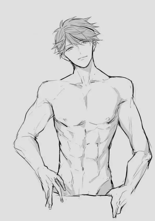 Anime Abs Reference 12