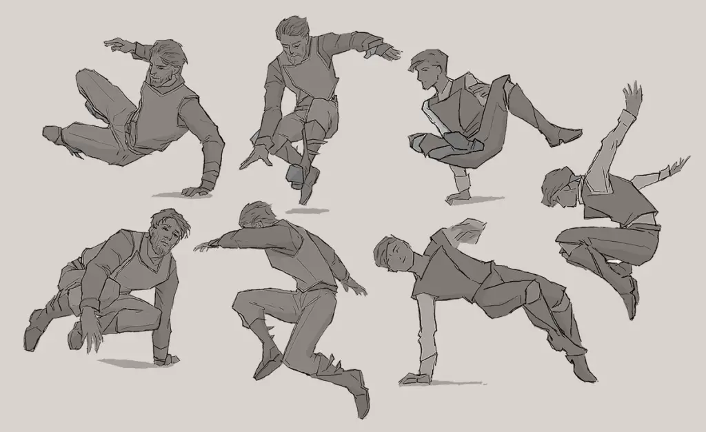 Anime Action Poses Reference 3 1024x627