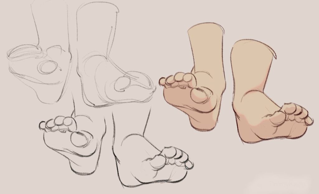 Anime Feet Drawing 14 1024x625