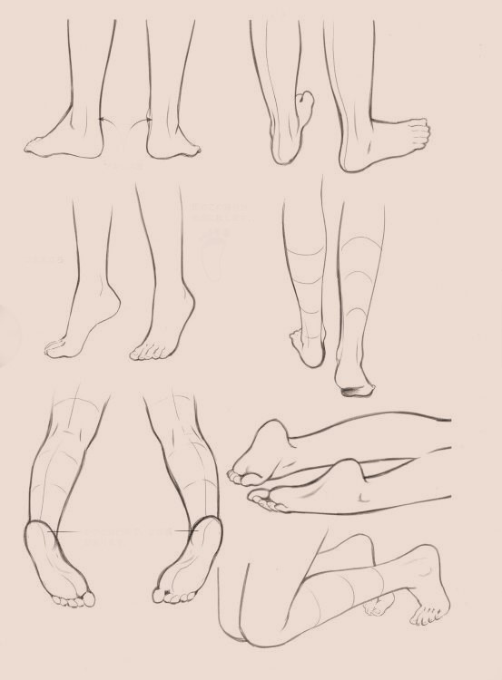 Anime Feet Drawing 18