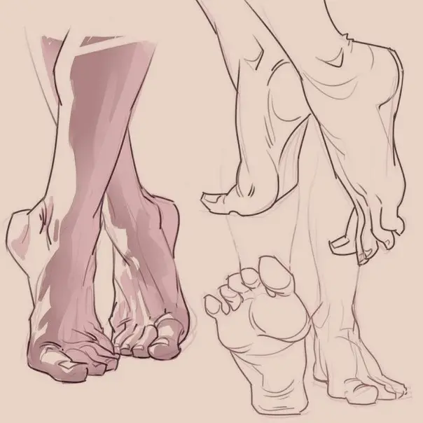 Anime Feet Reference 1