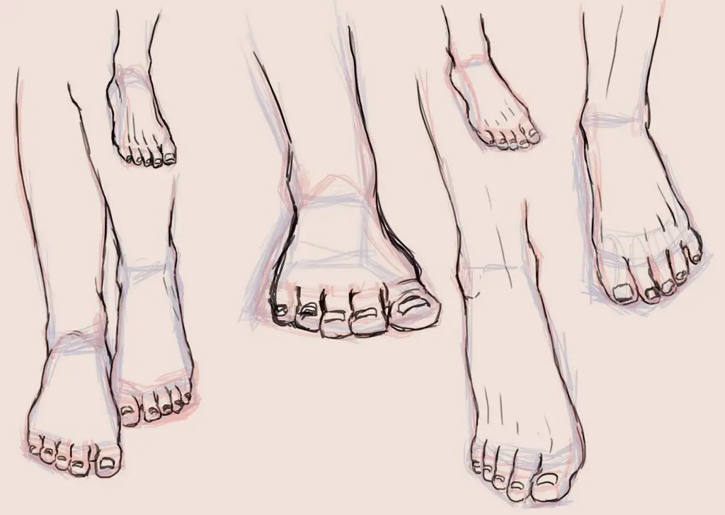 Anime Feet Reference 2