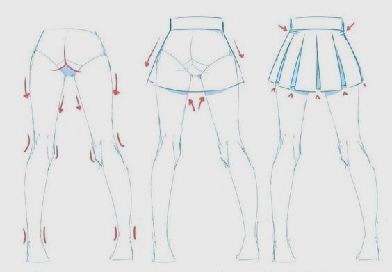Anime Legs Drawing 16