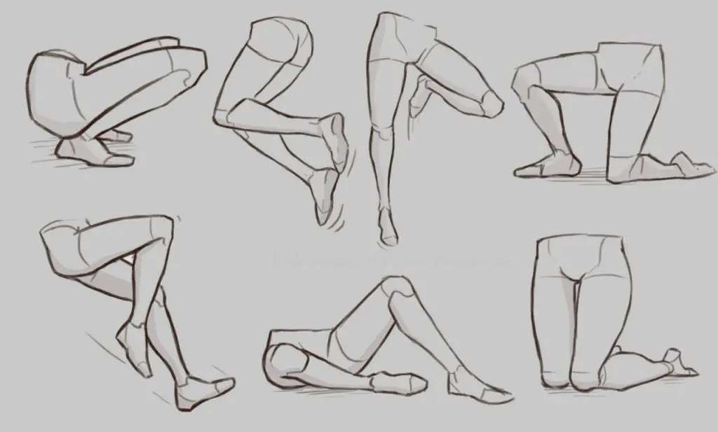Anime Legs Drawing 21 1024x617