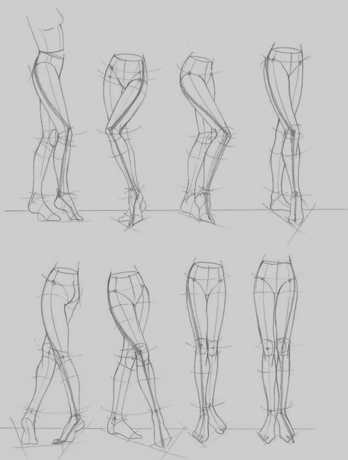 Anime Legs Reference 1