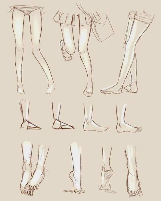 Anime Legs Reference 10
